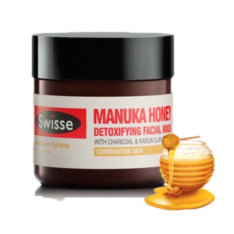 【澳洲直邮】Swisse麦卢卡蜂蜜排毒面膜70g 