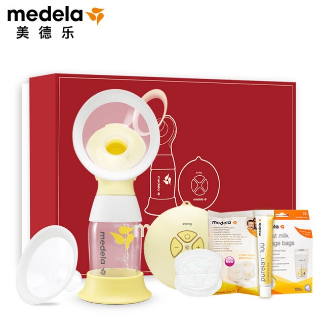 美德乐(medela)丝韵 舒悦版 电动吸奶器单边 挤奶器母乳集奶器吸乳器