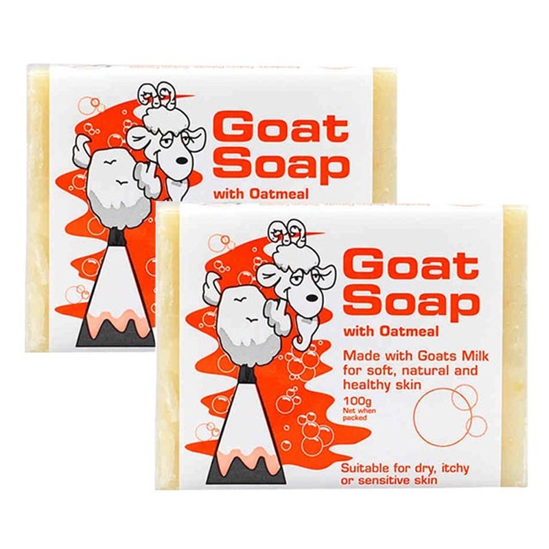 【保税仓】澳洲goat羊奶皂100g两块 燕麦味