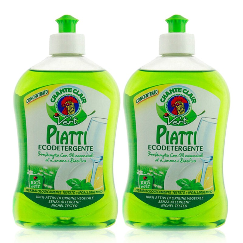 意大利大公鸡管家柠檬浓缩洗洁精500ml两瓶