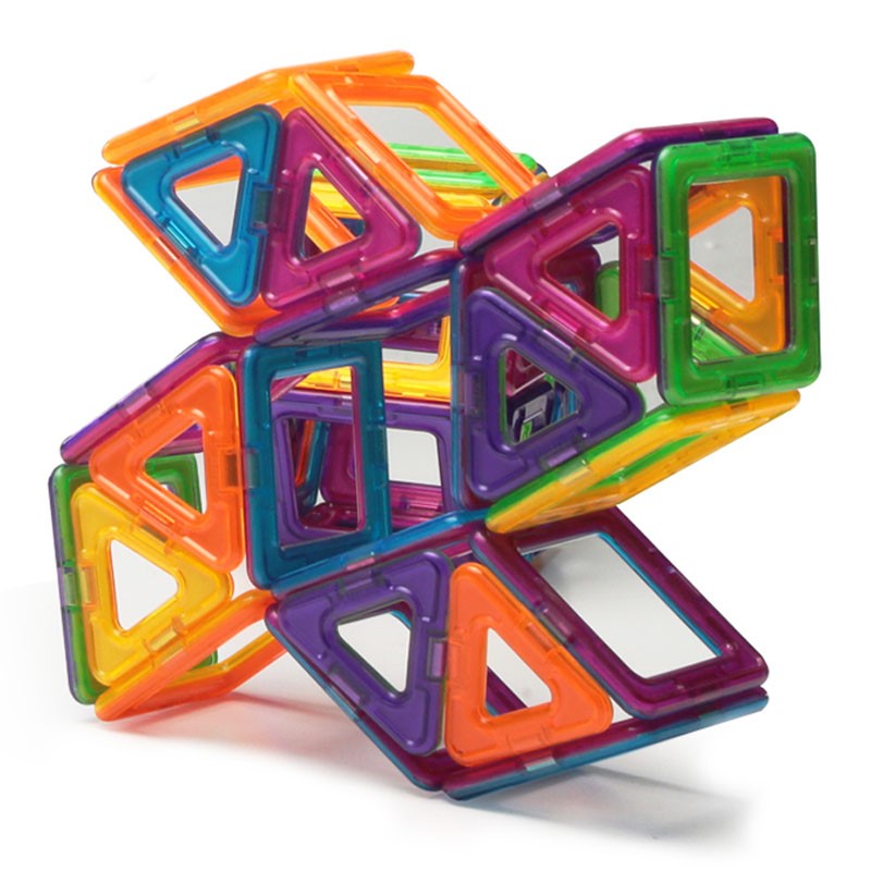 ubbie优彼磁力片积木36片 提拉立体成型魔法拼块积木 3岁以上儿童