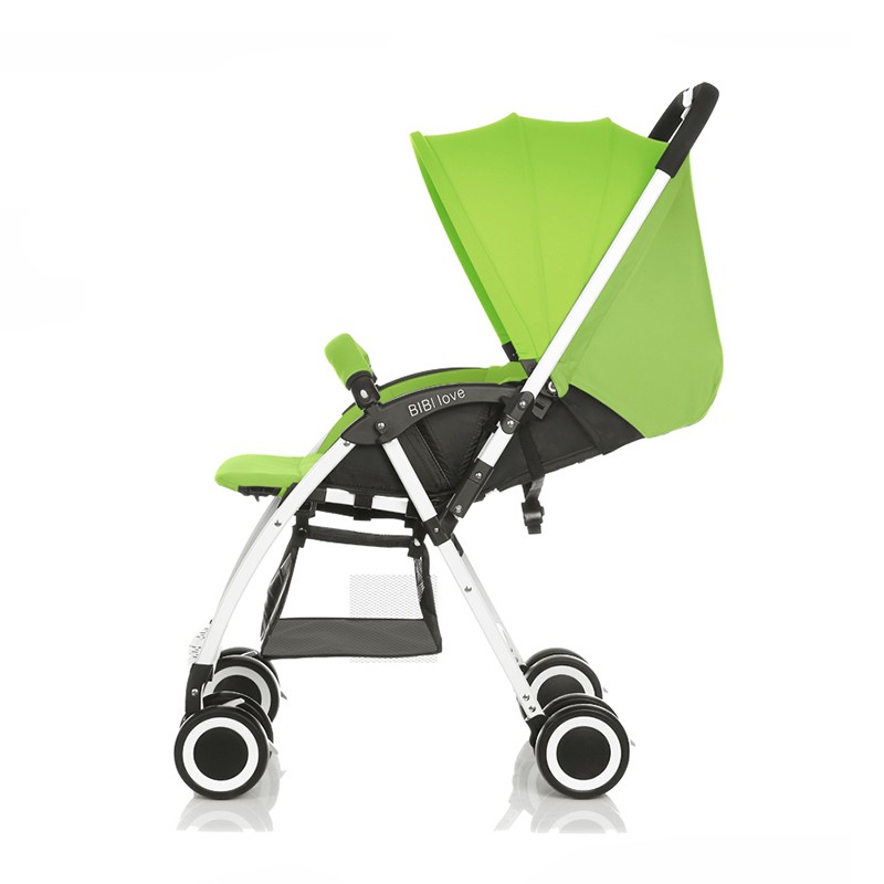 bibilove超轻便避震双向两用高景观伞车绿色a08 可平躺