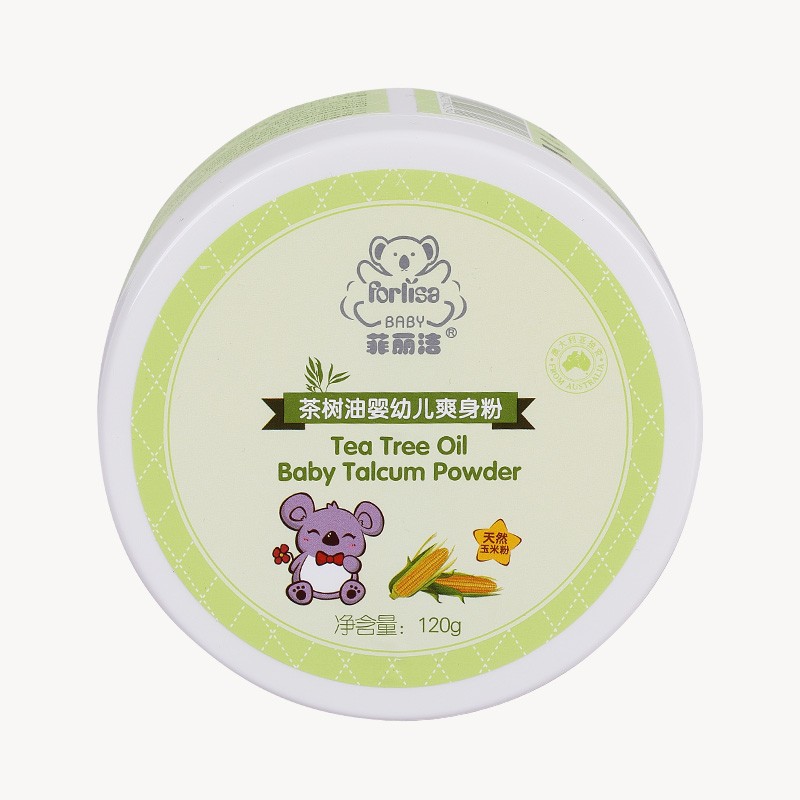 菲丽洁茶树油婴幼儿爽身粉120g