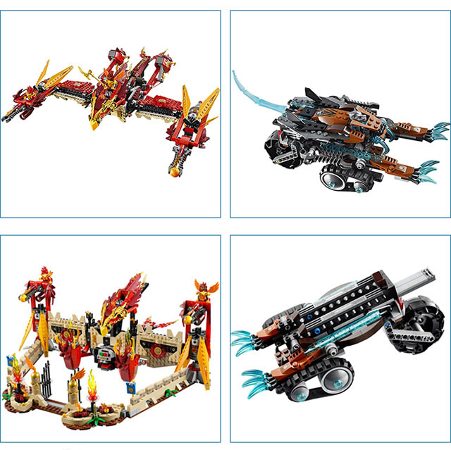 乐高气功传奇系列 烈焰凤凰飞天神殿 70146l70146